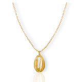 Coquillage cauri Colar