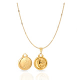 Collier médaille du zodiaque