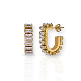 Boucles d'oreilles brillantes