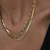 Collier aplati