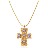 Graziosa collana lilla