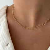 Collier à double point