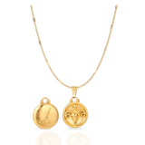 Collier médaille du zodiaque