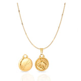 Collier médaille du zodiaque