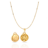 Collier médaille du zodiaque