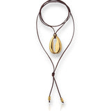 Collana con cordino di buccino