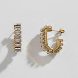 Boucles d'oreilles brillantes