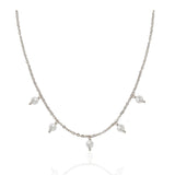 Gouttes de perles Colar