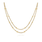 Collier à double point