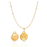 Collier médaille du zodiaque