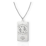 Collar con medalla del zodiaco