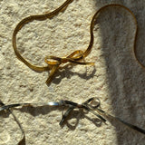 Collana con fiocco choker