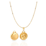 Collier médaille du zodiaque
