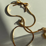Collana con fiocco choker