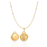 Collier médaille du zodiaque