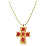 Collana rossa graziosa