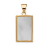 Colgante de mármol blanco