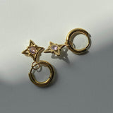 Pendientes Camille Rosa