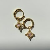 Pendientes Camille Rosa
