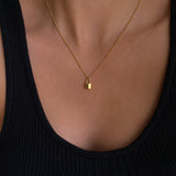 Collana con lucchetto