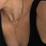 Collana con lucchetto