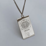 Collar con medalla del zodiaco