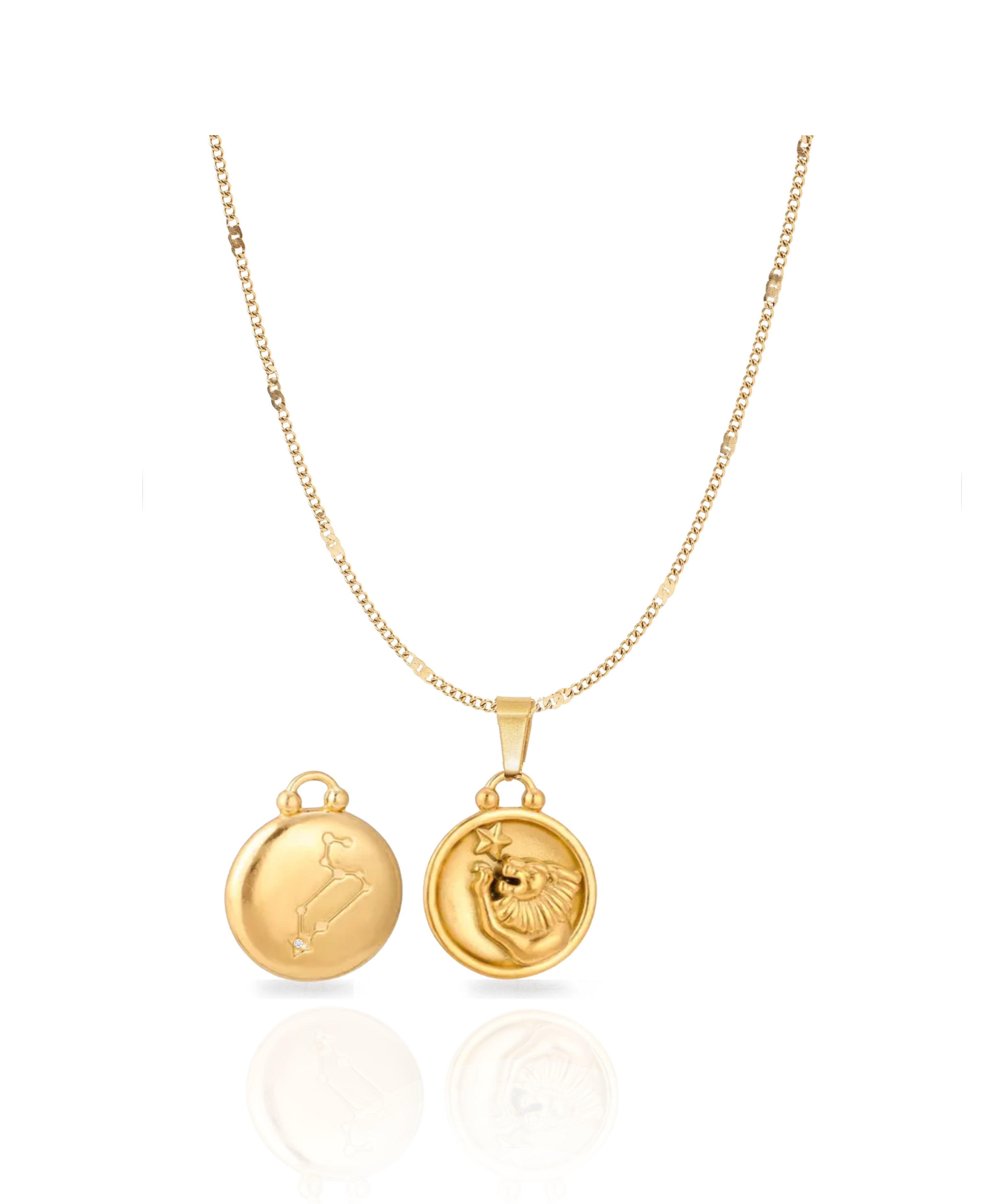 Zodiac Signs Round Necklace