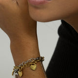Bracciale Cuori personalizzabile