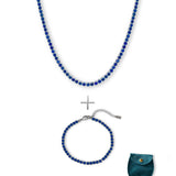 Conjunto Riviera Azul (Colar + Pulseira)