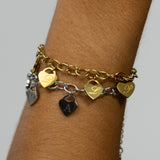 Bracciale Cuori personalizzabile
