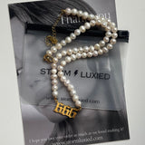 Collana con numeri di angeli in perle