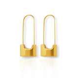 Padlock Earrings