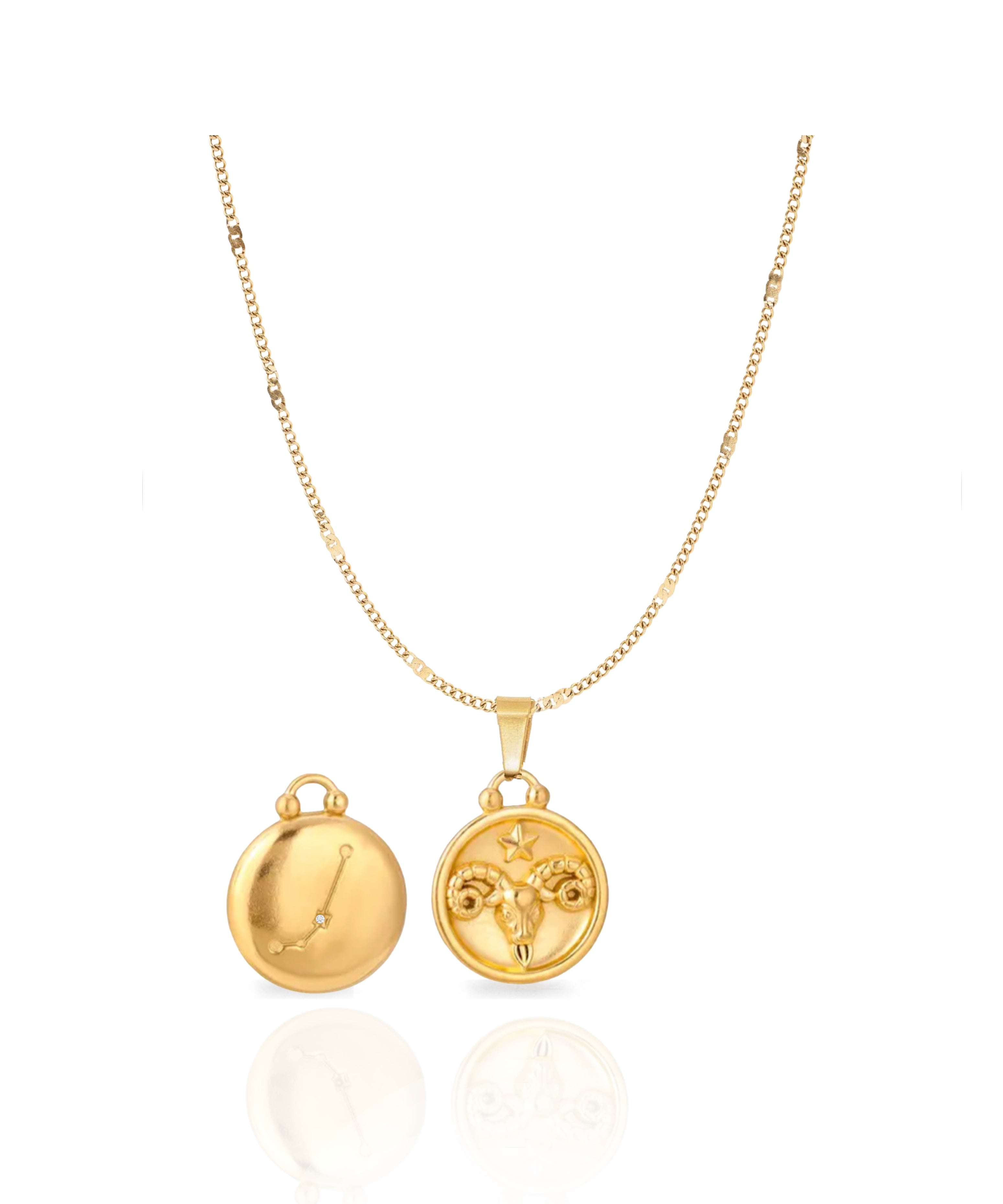 Zodiac Signs Round Necklace