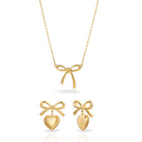 Bow Set (Necklace + Earrings)