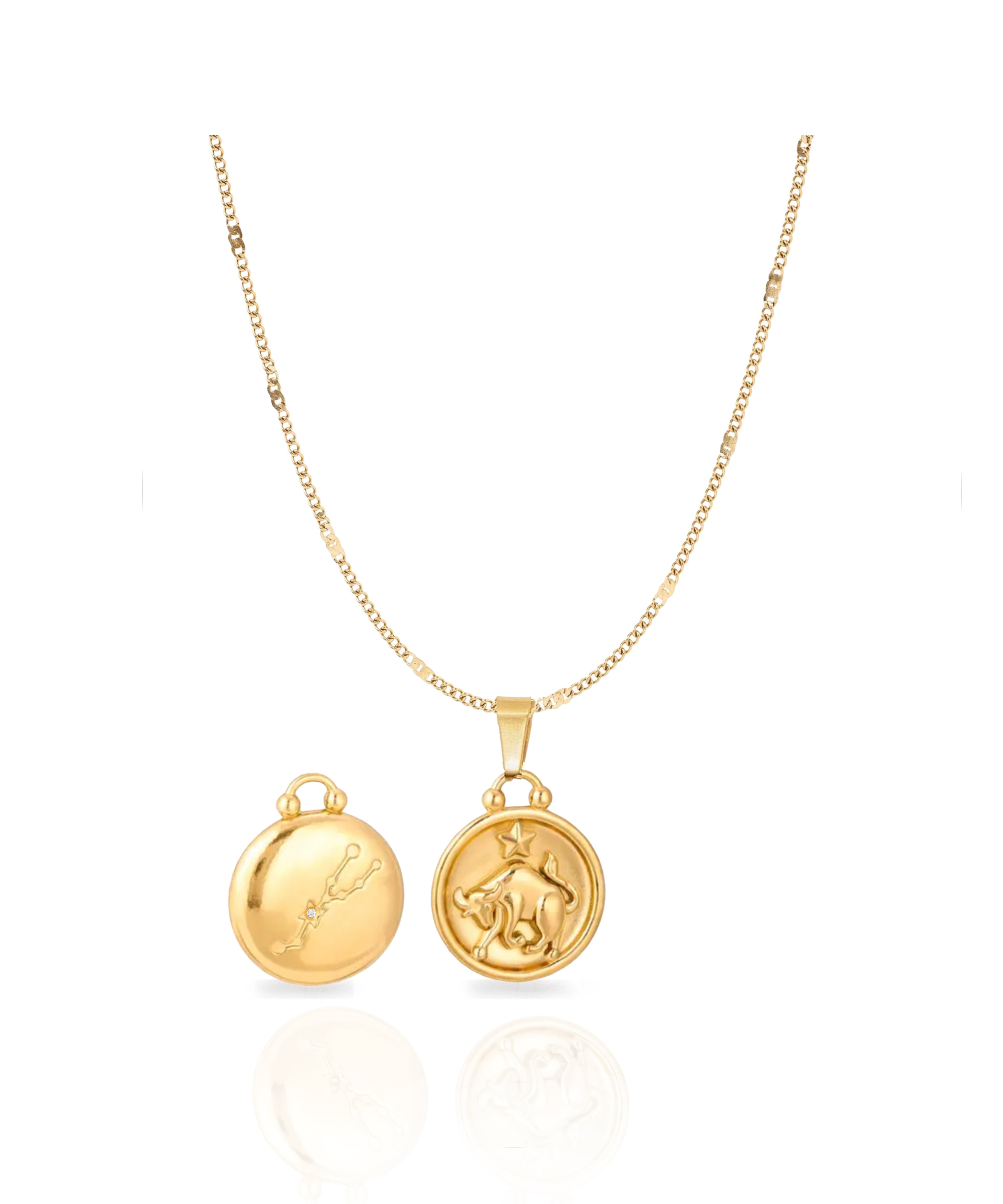 Zodiac Signs Round Necklace