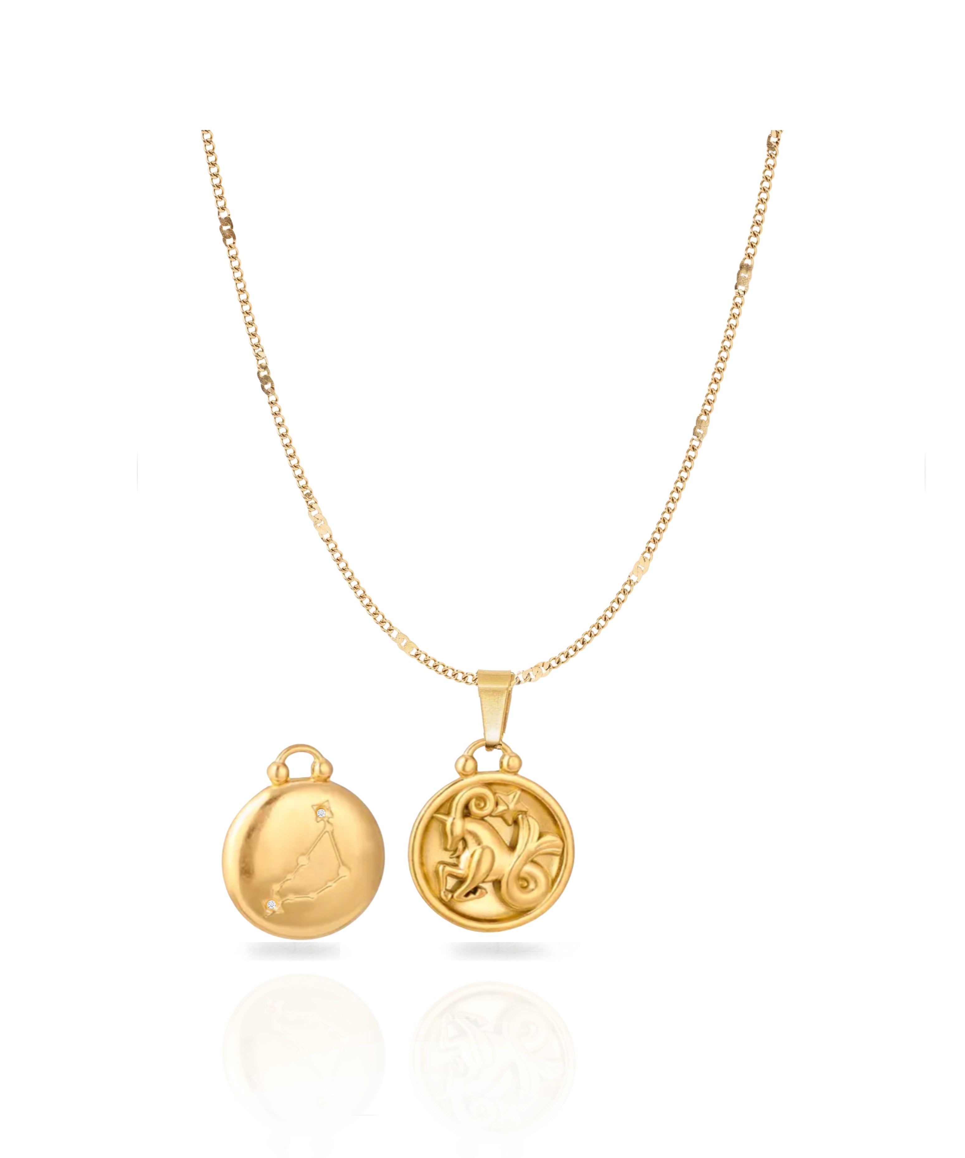 Zodiac Signs Round Necklace