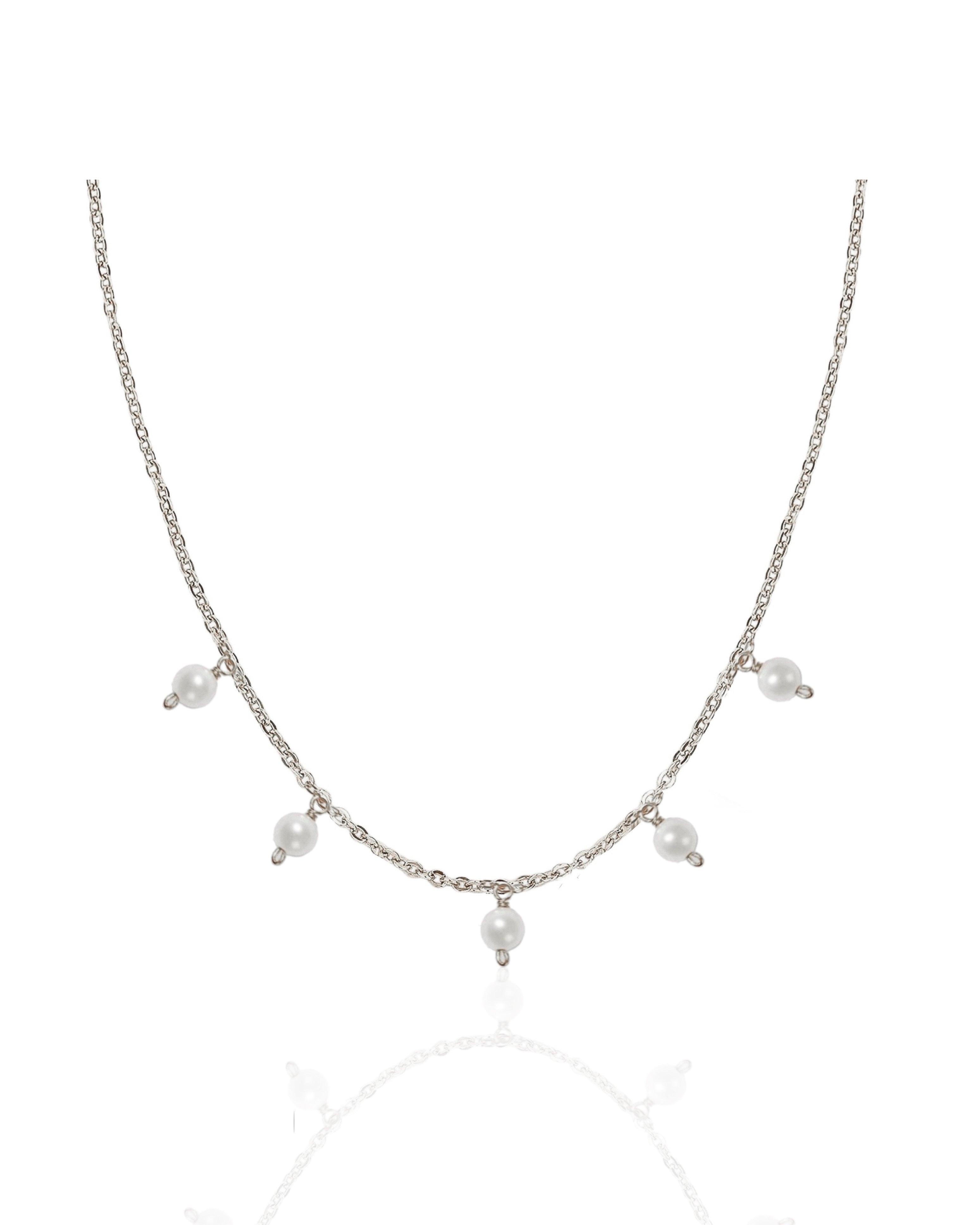 Gotas de perla Colar