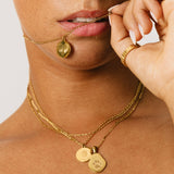 Customizable Irregular Medal Necklace