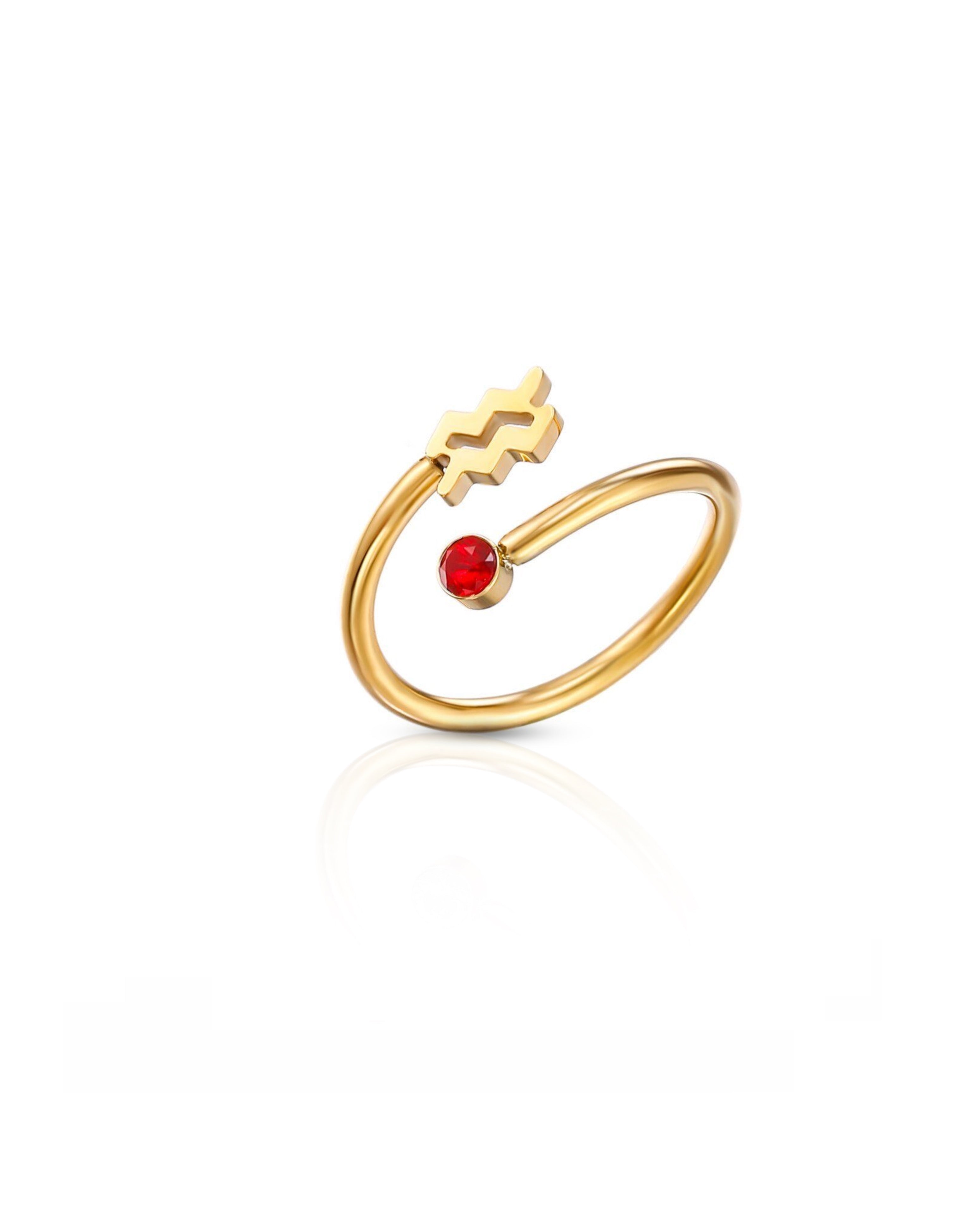 Bague signe du zodiaque en cristal