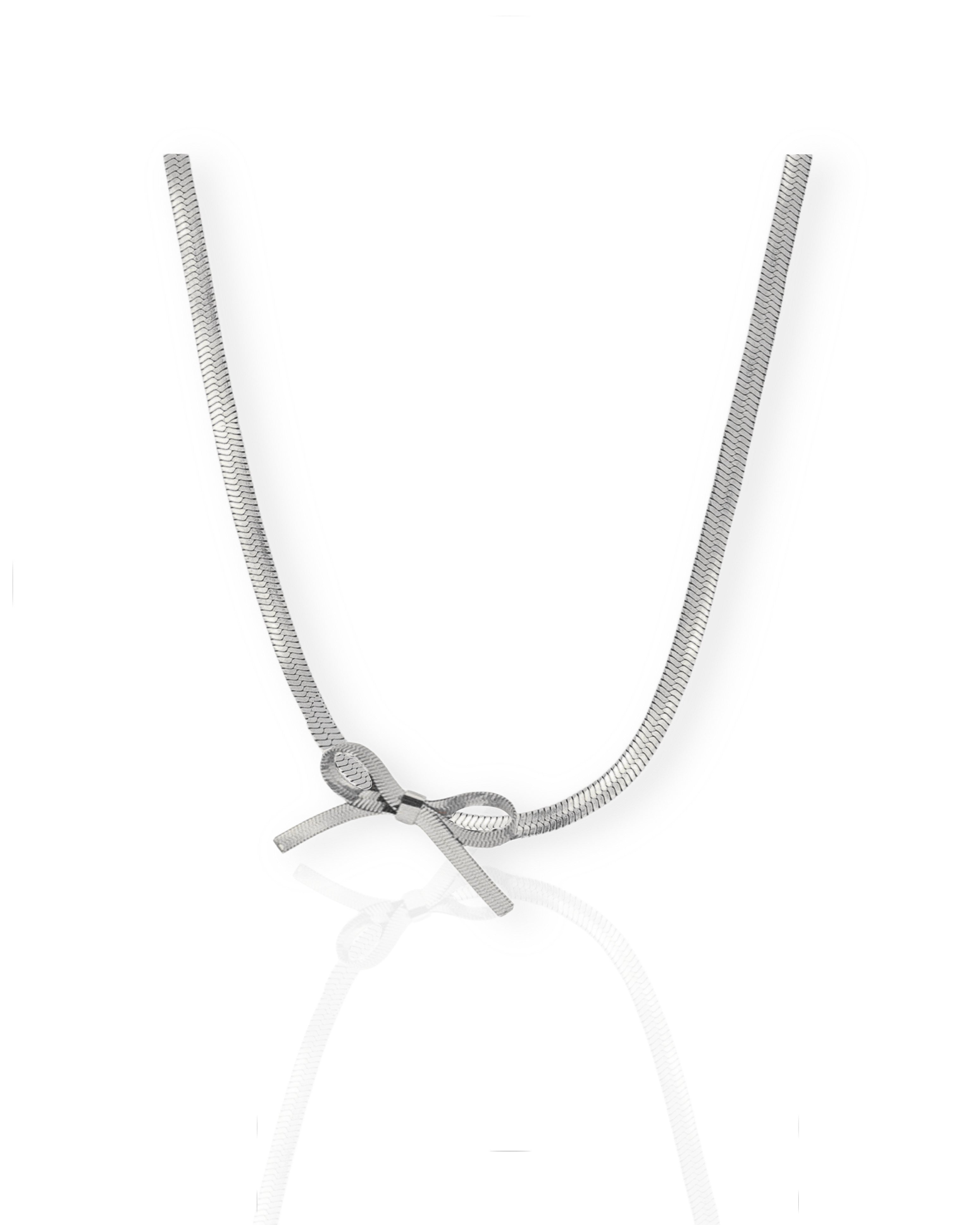 Collar gargantilla con lazo