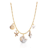 Collar de conchas marinas