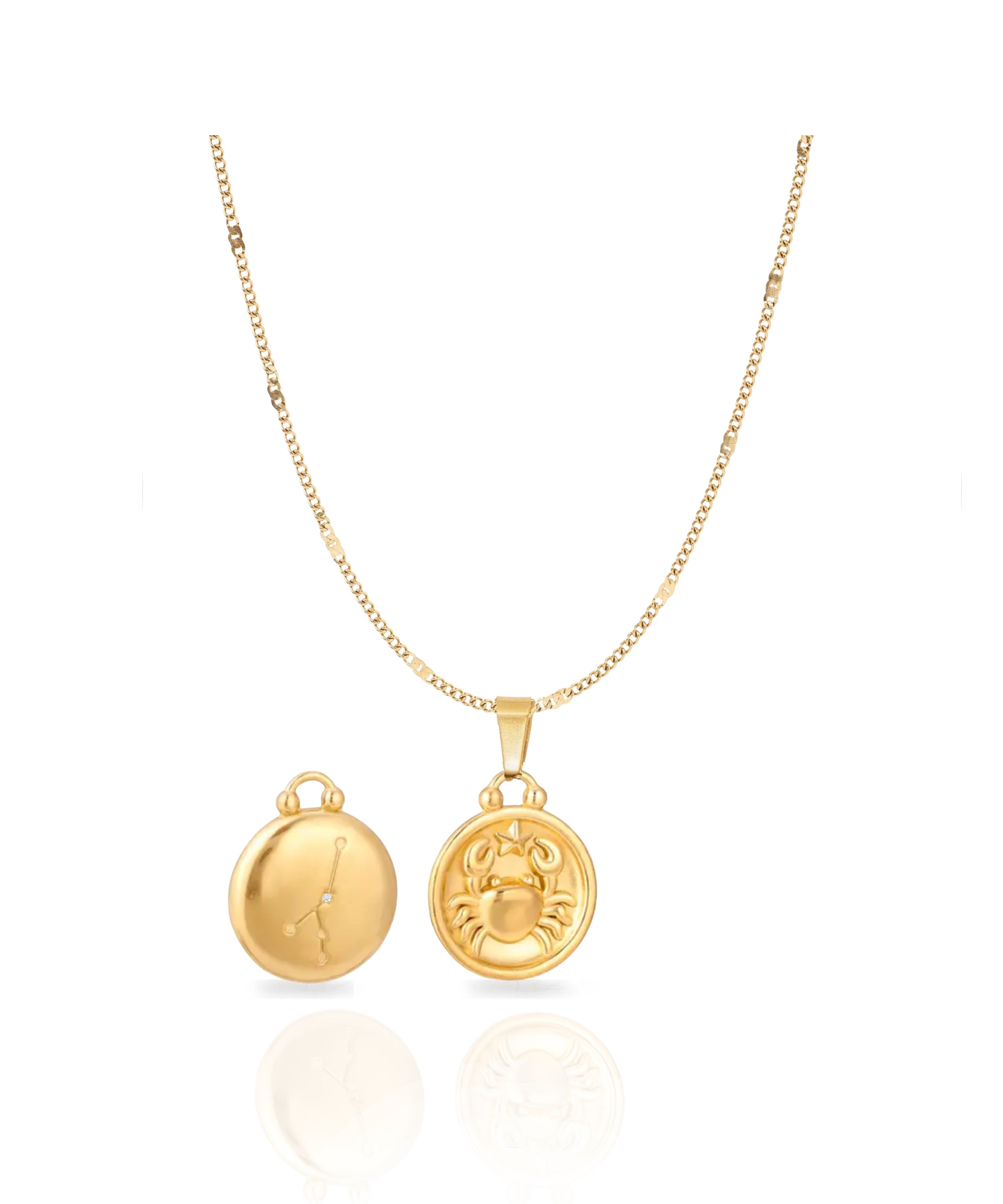 Zodiac Signs Round Necklace