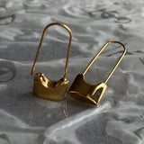 Padlock Earrings