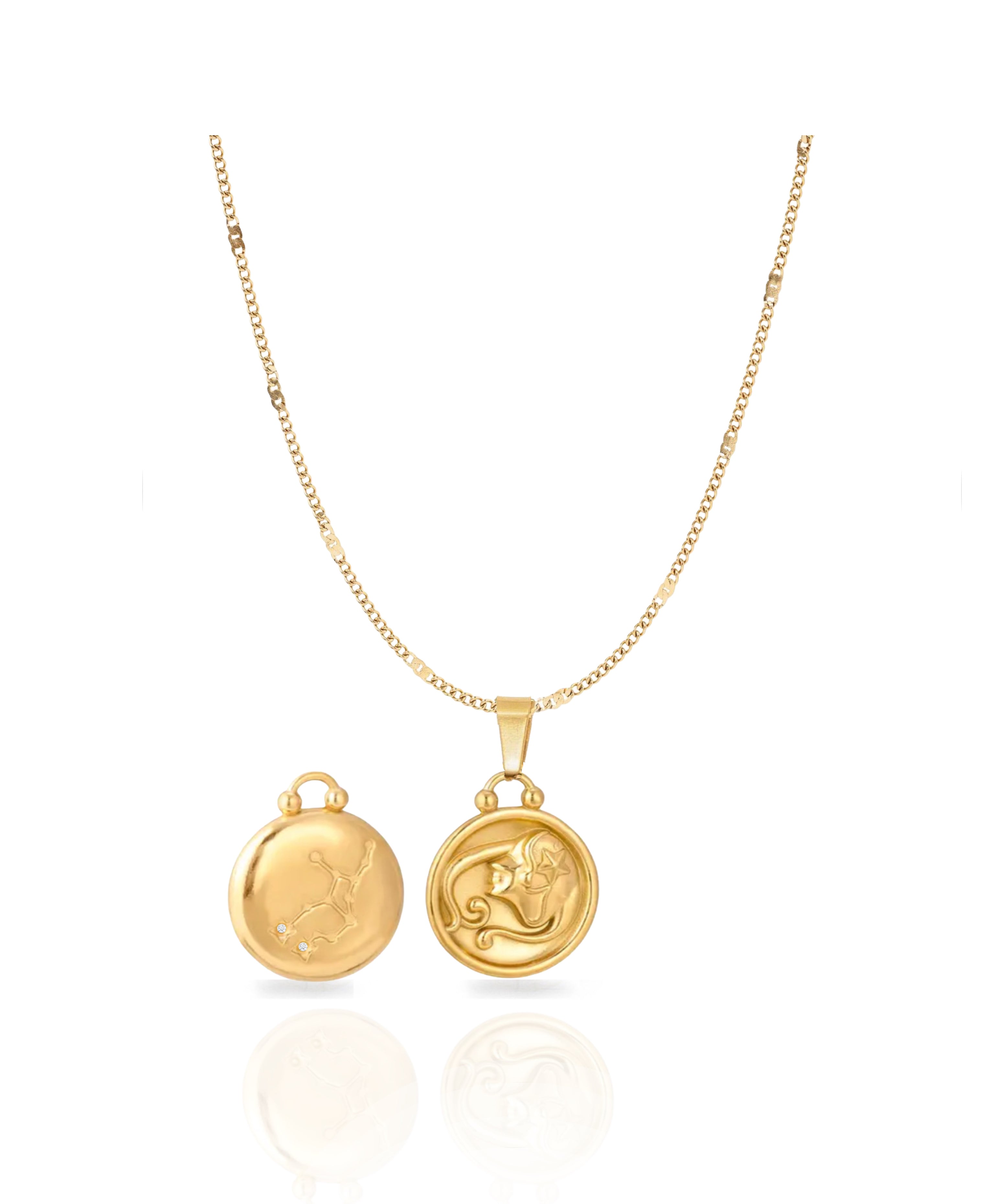 Zodiac Signs Round Necklace