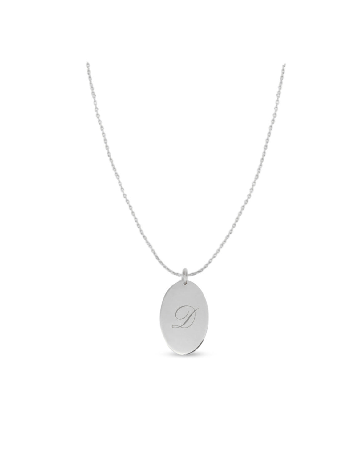 Customizable Oval Necklace