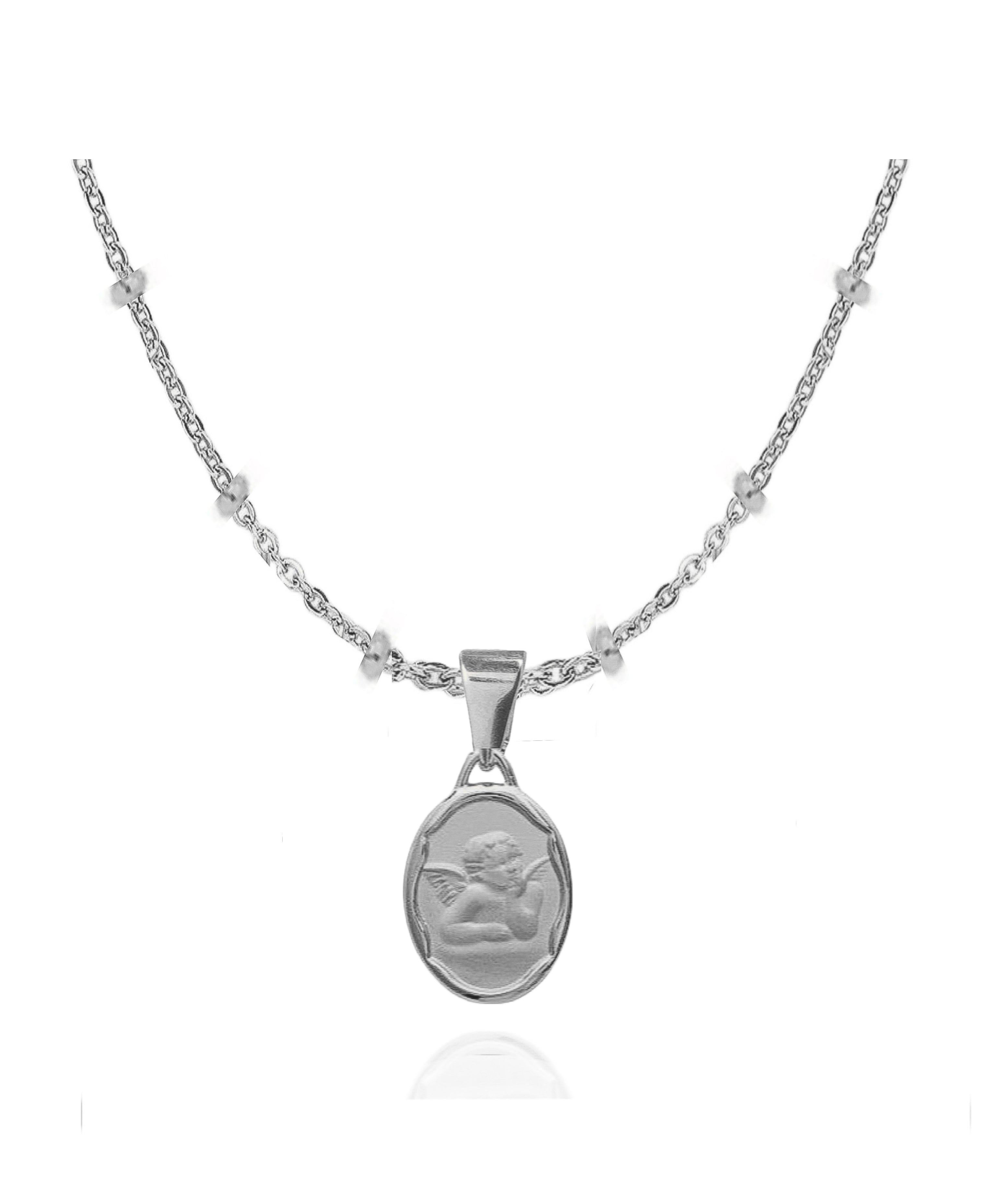 Oval Angel Necklace