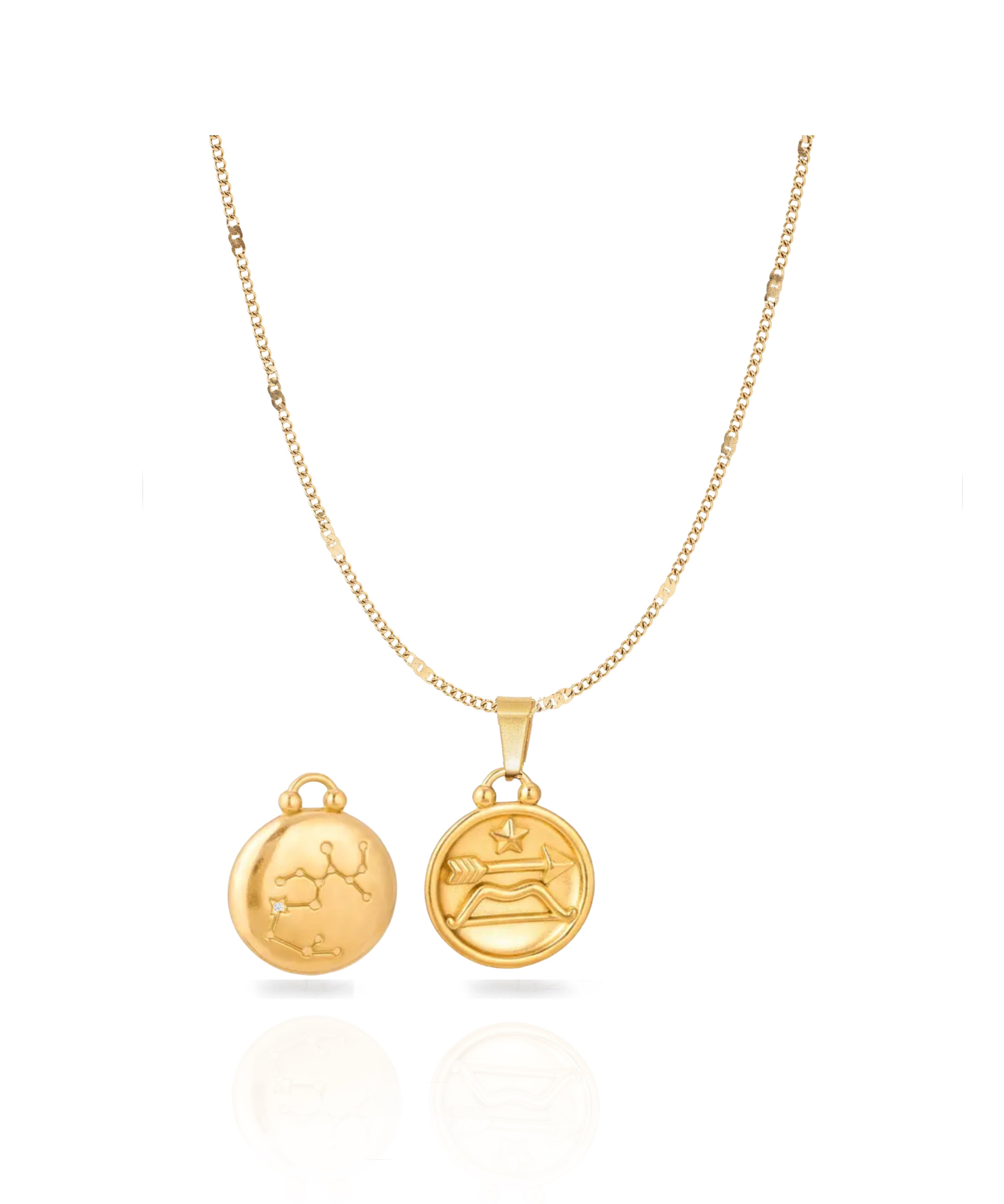 Zodiac Signs Round Necklace