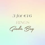 3 por 16 € - Anillos para bolsas de regalo