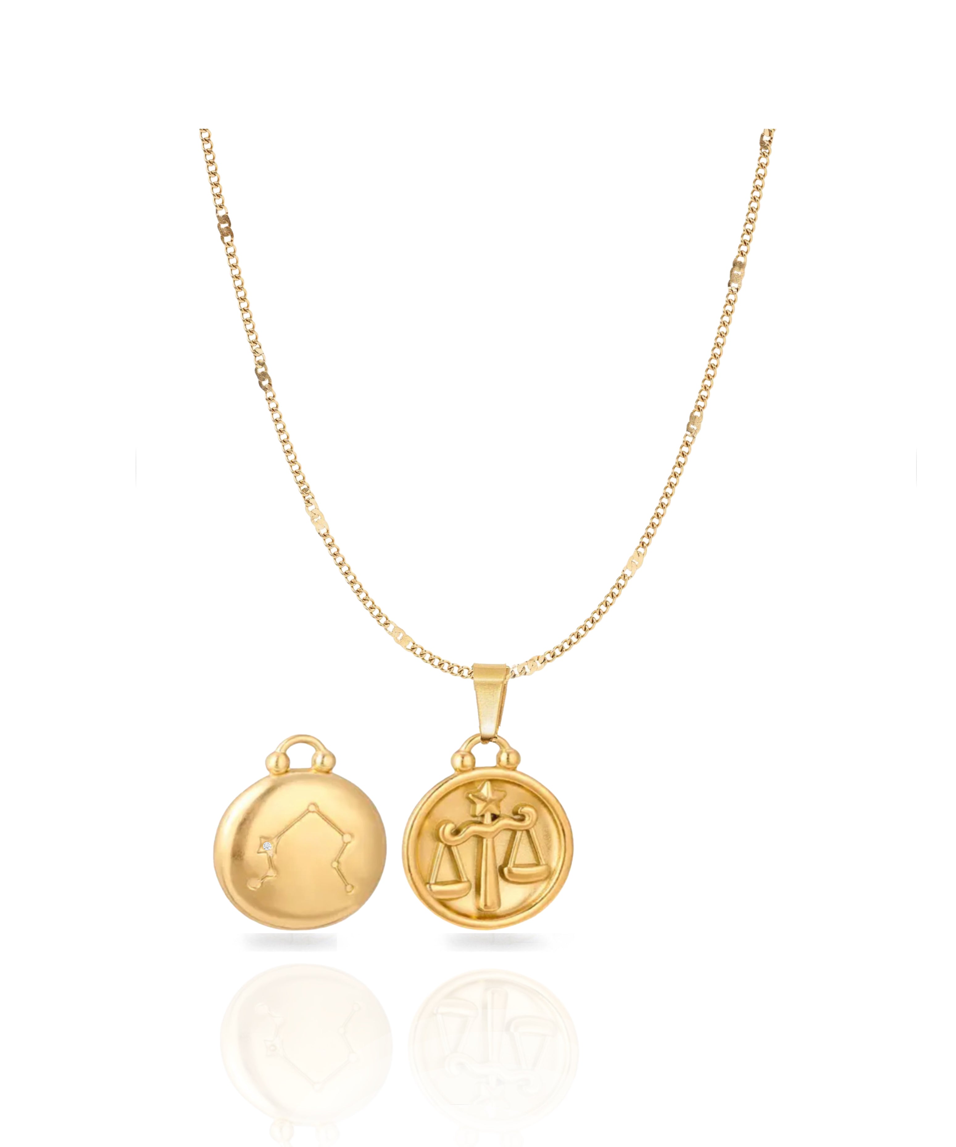 Zodiac Signs Round Necklace