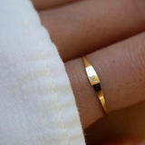 Anillo con letras